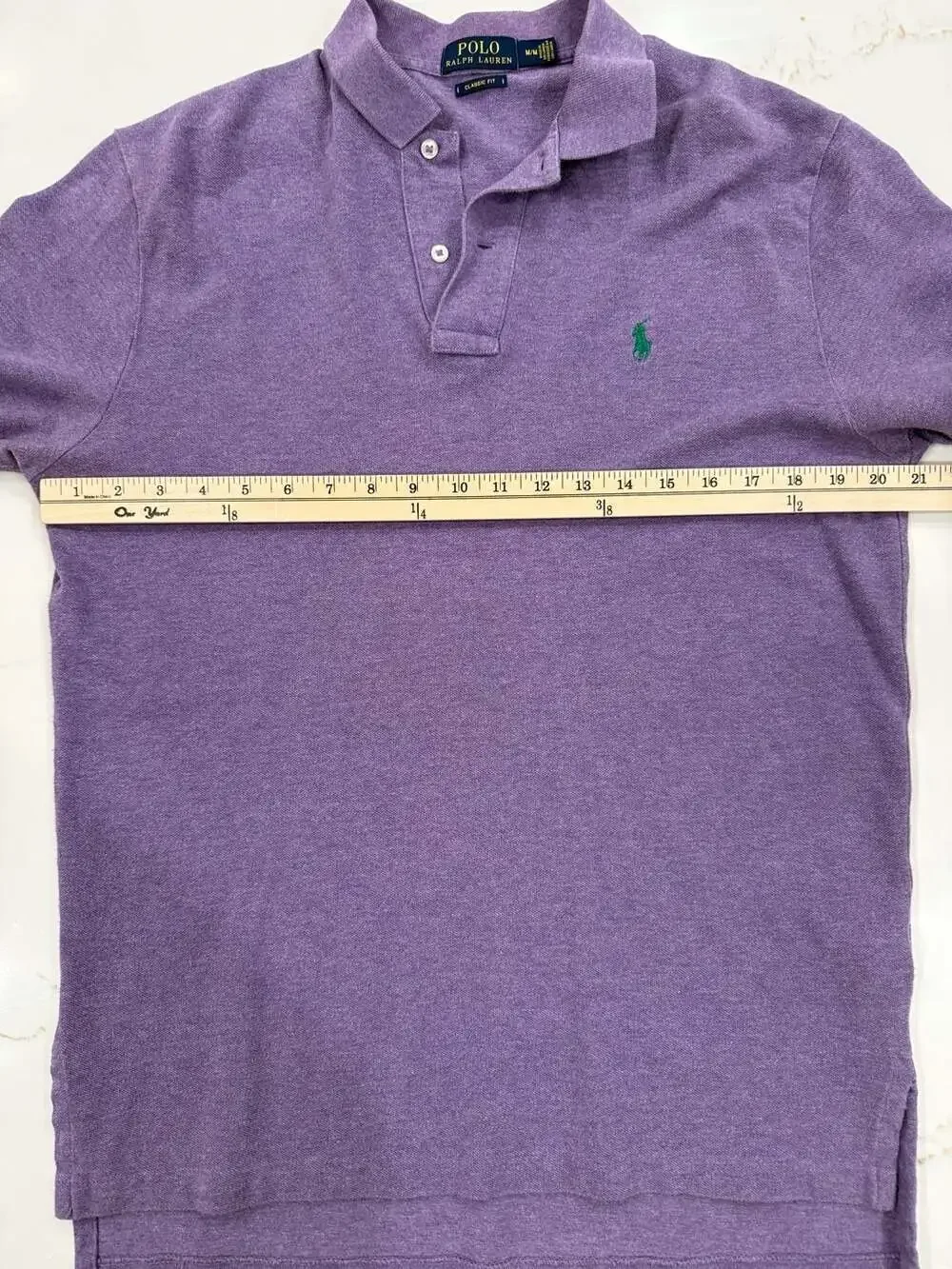 Polo Ralph Lauren Classic Fit Polo Shirt Men’s M Purple Short Sleeve